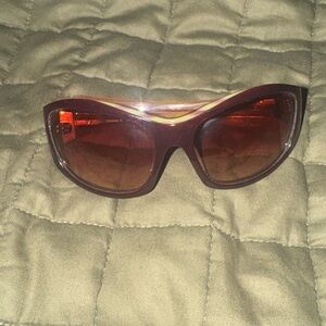 Women's Oakley “Disobey” Oversized Brown Gradient Sunglasses